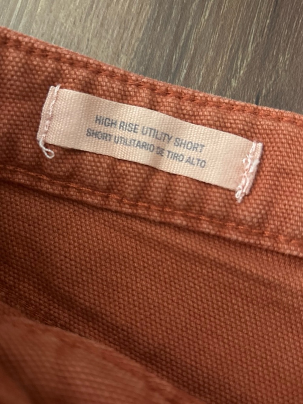 Universal Thread Orange High Rise Utility Short - Picture 3 of 7